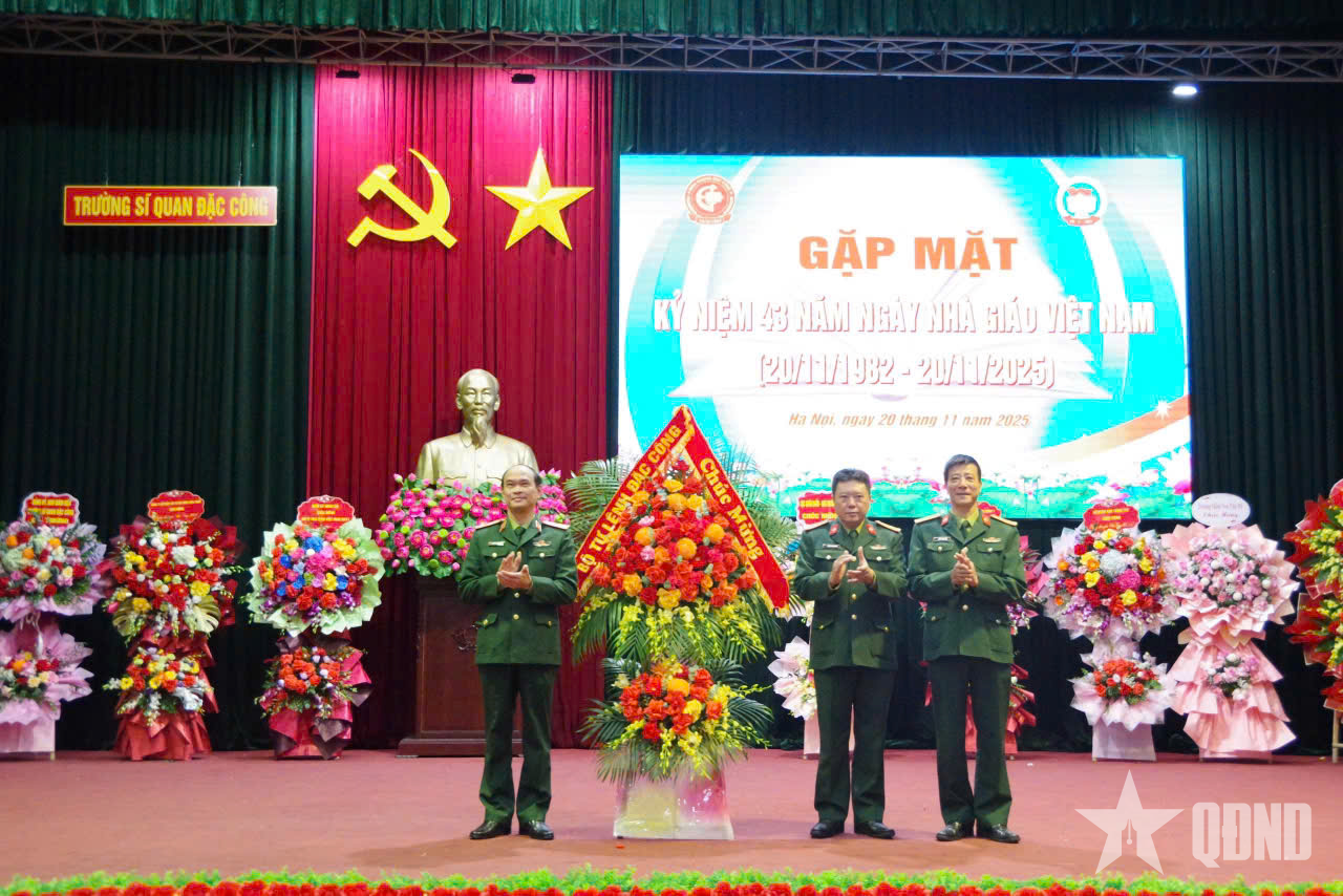 Trường Sĩ quan Đặc công kỷ niệm Ngày Nhà giáo Việt Nam 